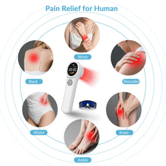 ZJZK Cold Laser Therapy Device 1760mW for Humans & Pets Joint & Muscle Pain Relief
